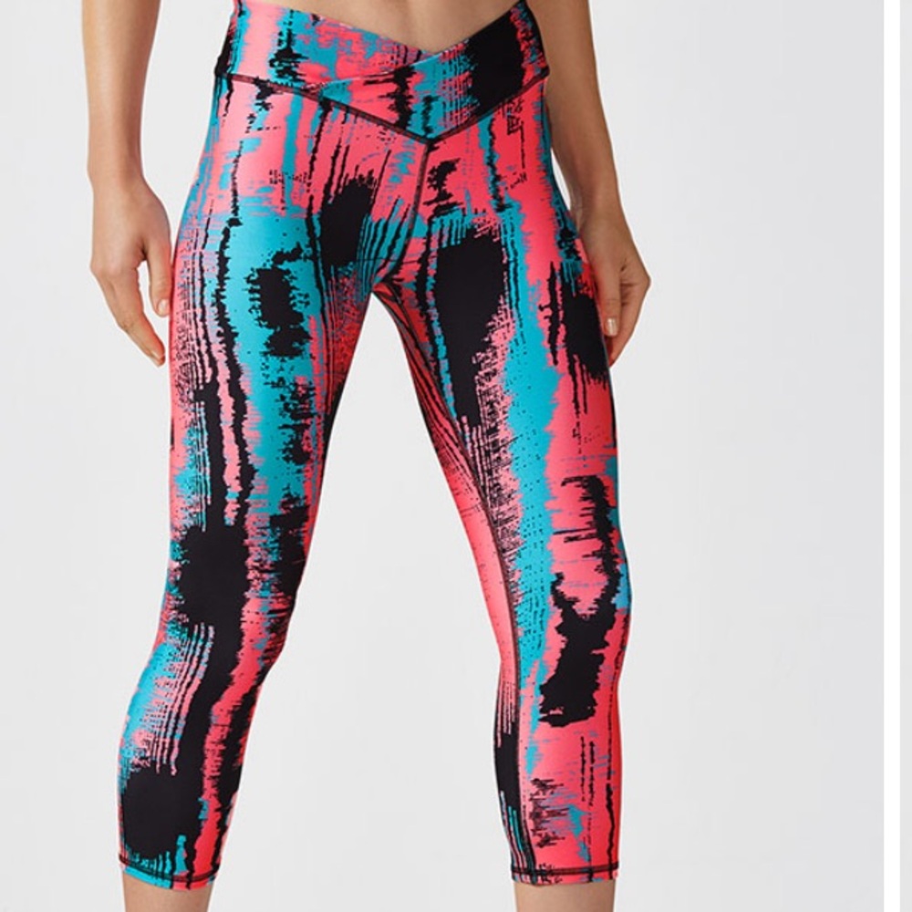 Fabletics Winn Printed Powerhold Capri